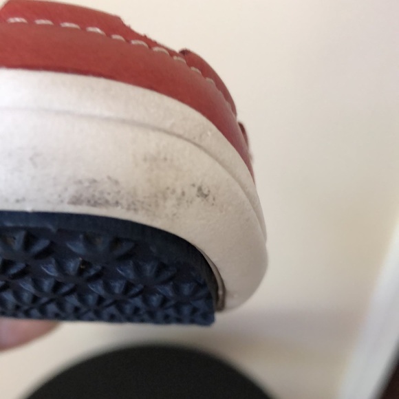 Timberline comforia red boat shoe style loafer with toggle detail - Picture 13 of 13